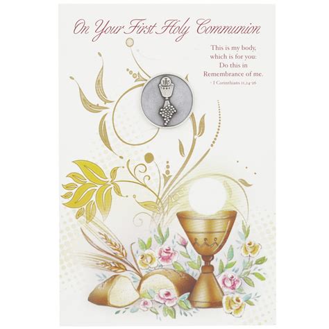 Printable Catholic First Communion Cards
